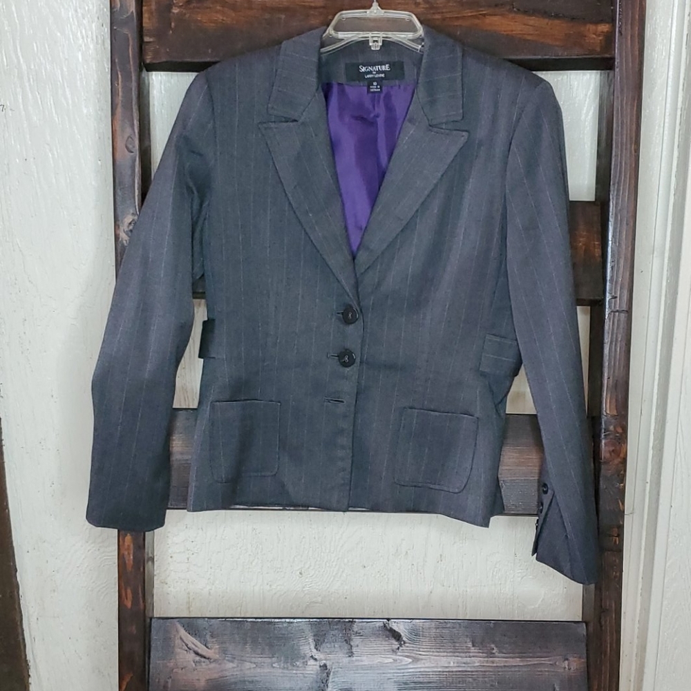 Gray blazer size 10